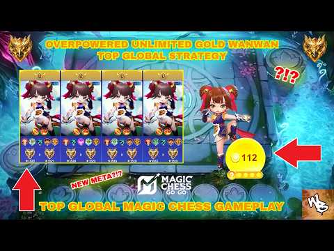 TOP GLOBAL WANWAN META COMBO AUTOWIN SEASON 5 - BEST MAGIC CHESS STRATEGY - MAGIC CHESS GO GO