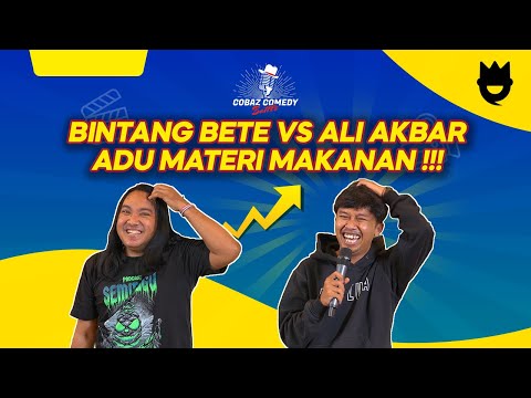 Bintang Bete  VS Ali Akbar Adu Materi Makanan !!!