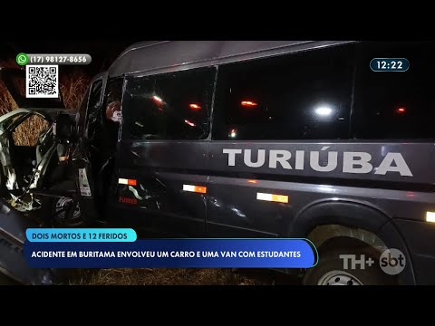 2 pessoas morreram em grave acidente em Buritama