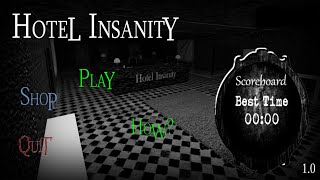 Hotel Insanity New monochrome menu music