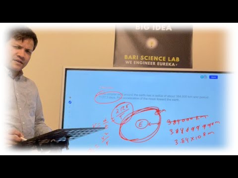 Moon Centripetal Acceleration