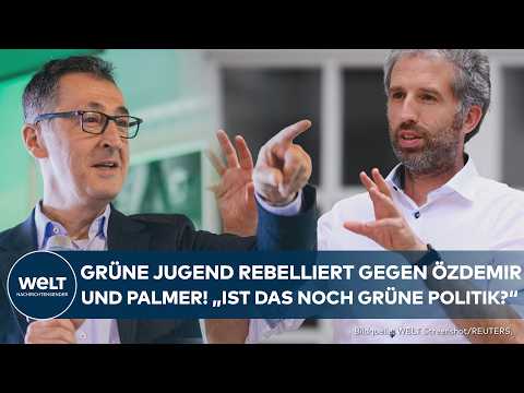 Video Thumbnail: BADEN-WÜRTTEMBERG: Grüne Jugendorganisation rebelliert gegen Cem Özdemir und Boris Palmer