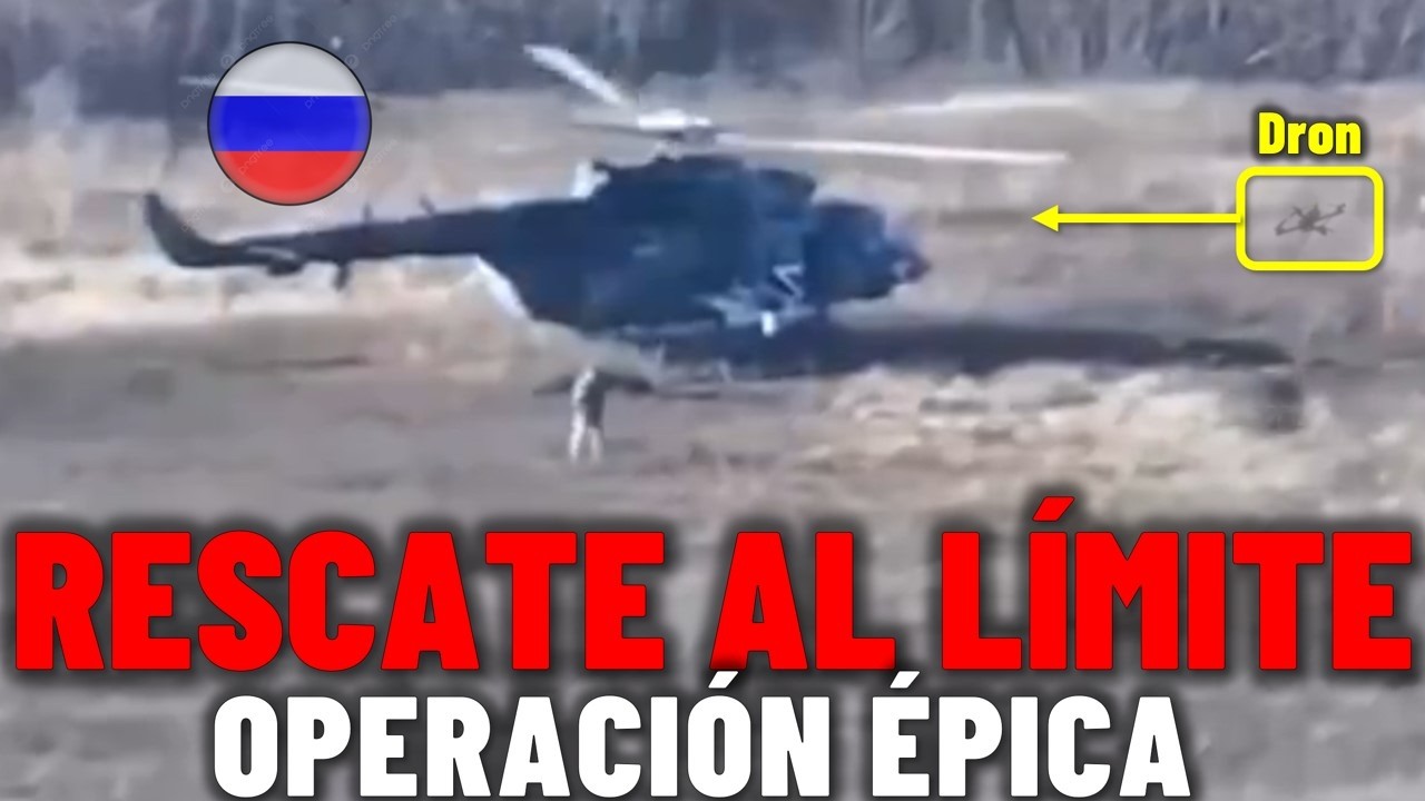 🚁 Operación de BÚSQUEDA y rescate en Ucrania, MUY interesante.