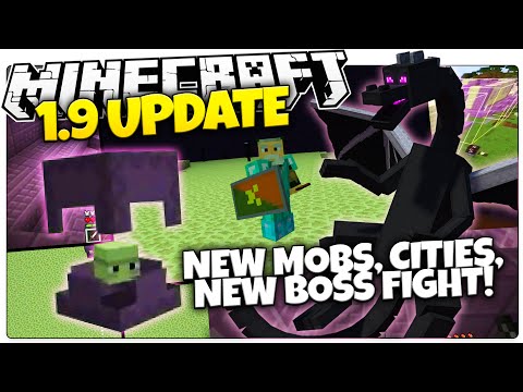 Minecraft 1.9 News | NEW MOBS, NEW CITIES, NEW BOSS FIGHT! | Minecon 2015 HINTS (Minecraft 1.9)