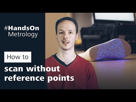 How to 3D scan objects without reference points