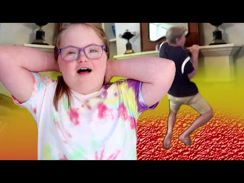 THE FLOOR IS LAVA CHALLENGE! (MattyBRaps vs Sarah Grace)