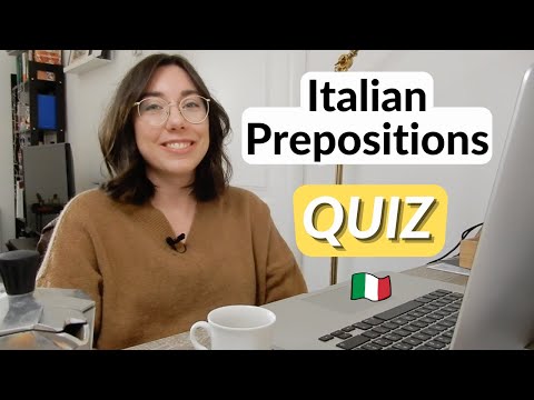 Italian Grammar Quiz on Prepositions
