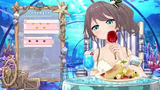 Matsuri Sings Blue coral reef. (青い珊瑚礁) - Matsuda Seiko 【holonatsu Karaoke Relay!】