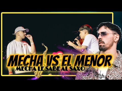 EL MENOR VS MECHA. FREESTYLE CATHEDRAL SEMIFINAL. MECHA SHOWS HIS STRONG MARK WITH THE SAXOPHONE