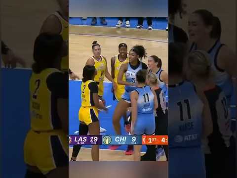 Rickea Jackson SLAPS Angel Reese HAND AWAY 😱🤯 #wnba #basketball