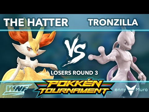 The Hatter (Braixen) vs abyss | Tronzilla (Mewtwo) LR3 - WNF Pokken 2 1