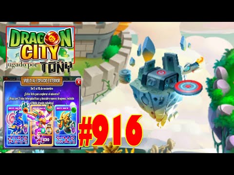 Dragon City "Capítulo 916 - Vuelo al Espacio Exterior: Isla de la Misión Galáctica" por Tony