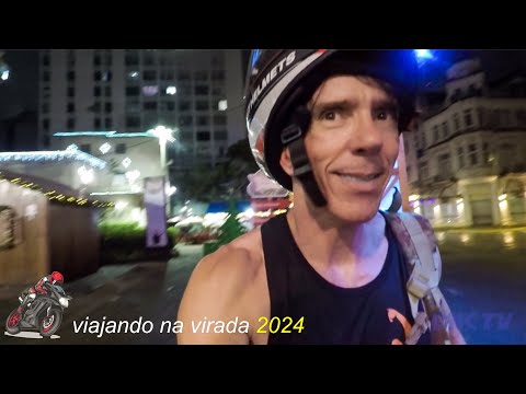 Viajando de moto na virada 2024 ðŸ ðŸ - NIGHT de Joinville, SC.