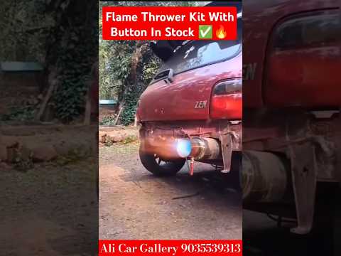 Maruti Suzuki Zen Flame Thrower Kit Modified 🔥
