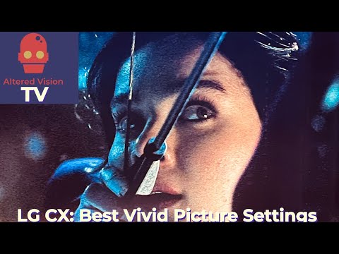 LG CX: Best Vivid Picture Settings #lg #oled #calibration
