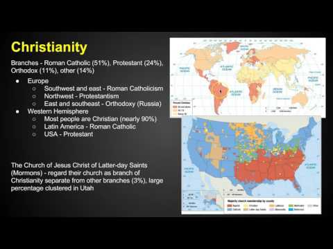 Chapter 6 Key Issue 1 - Religion - AP Human Geography