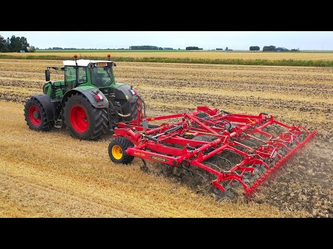 Stoppelland bewerken/Fendt 939 + Swift 720 Johannes Kerkhoven Polder.