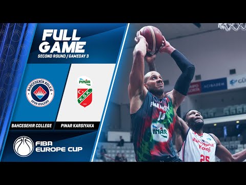 Bahcesehir College  v Pinar Karsiyaka - Full Game - FIBA Europe Cup 2020