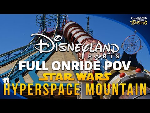 Disneyland Paris STAR WARS: HYPERSPACE MOUNTAIN: FULL Onride POV - HD Video / 1080p