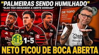 CRAQUE NETO PERDEU A LINHA COM O FLAMENGO "ELES VÃO GANHAR TUDO MERMAU" MIRASSOL 1X5 FLAMENGO