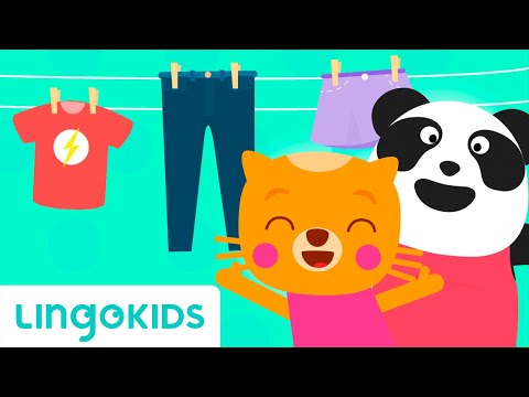 Clothes Names in English 👗👚👖 Songs for Kids and Toddlers | Lingokids