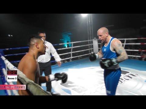 What a fight! Scott 'No Money' Mayhew vs Joseph 'Two Guns' Tuluga - Hardknocks 7 @ Onehunga 30Jun18