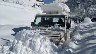 preview picture of video 'Heavy Snowfall in Manali'