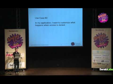 SymfonyLive Paris 2012 - Johannes Schmitt - Security: In Real Life (French)