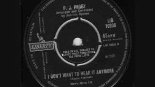 PJ Proby - I Don&#39;t Want To Hear It Anymore (1965)