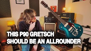 Video thumbnail for Can It Do Clean To Mean And Everything In Between? // Gretsch G5210T-P90 Review by Steven Anthony