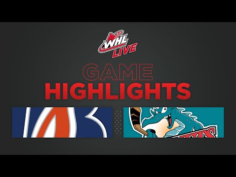WHL Highlights: Blazers (1) at Rockets (3)