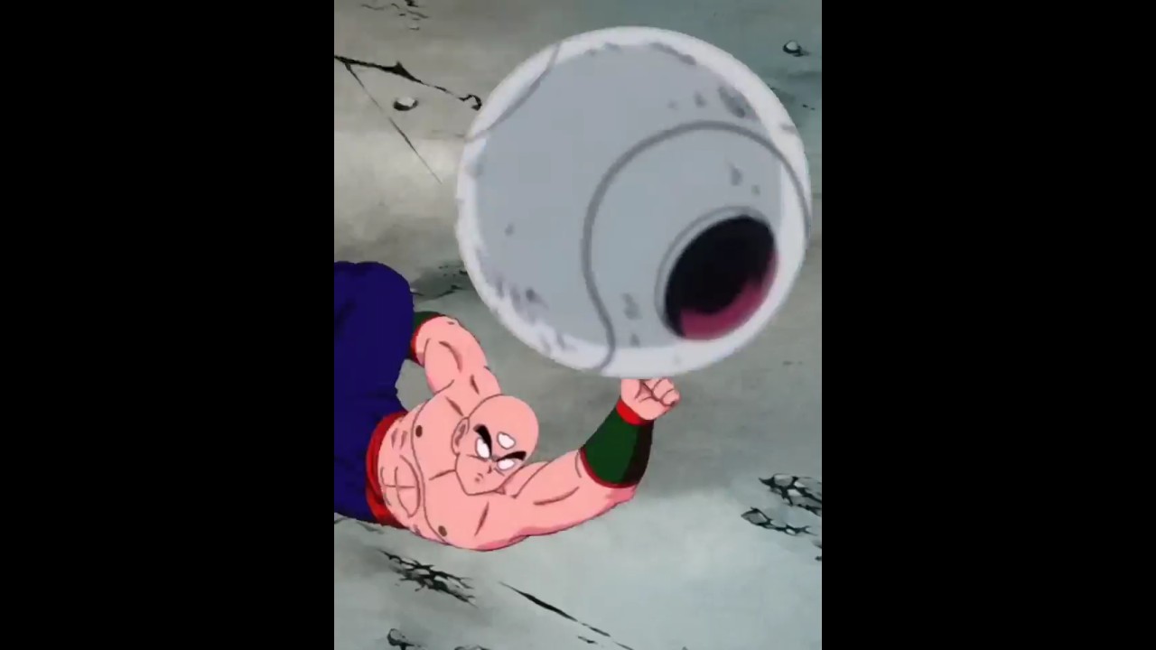 【得点】排球拳でポッドの着陸を阻止する(はずの)天津飯