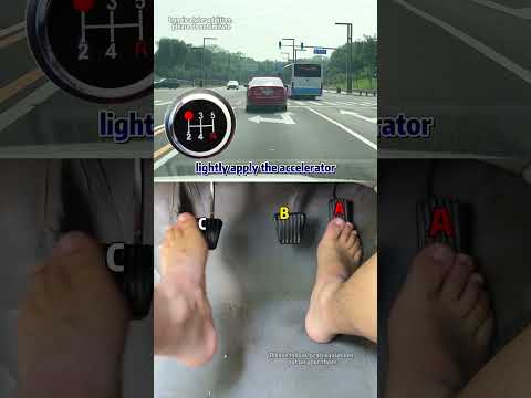 This video can effectively help you learn to drive a manual transmission car#driving  #tips  #car