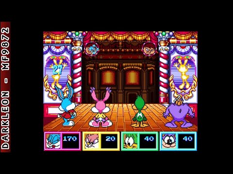 Super Nintendo - Tiny Toon Adventures - Wacky Sports Challenge © 1994 Konami - Gameplay