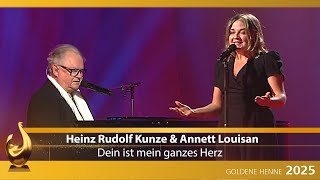Heinz Rudolf Kunze &amp; Annett Louisan - &quot;Dein ist mein ganzes Herz&quot; | Goldene Henne 2025 | MDR