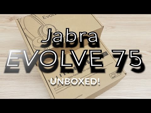Jabra Evolve 75 Stereo UC - UNBOXED! (4K)