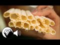 Turning Sugar Into Candy Straws Amazing ASMR Process