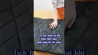 Video Nệm massage toàn thân xoay, nhiệt, rung có gối mát xa cổ Nikio NK-151