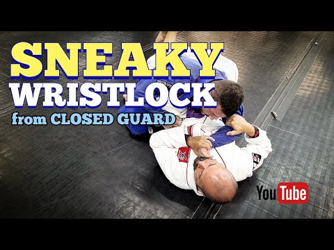 Sneaky Wristlock from Closed Guard