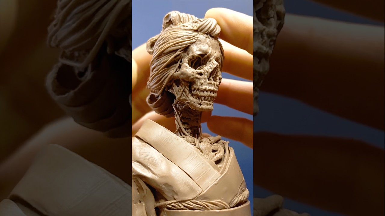 フィギュアの作り方 #粘土 #アート #フィギュア