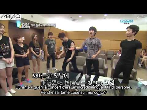 170812 [Sub Ita] MBLAQ Idol Manager Ep.1 2/4