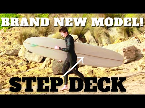 TESTING the New STEP FLOW - Longboard Step Deck by South Coast Surfboards : The Sunday Glide #101
