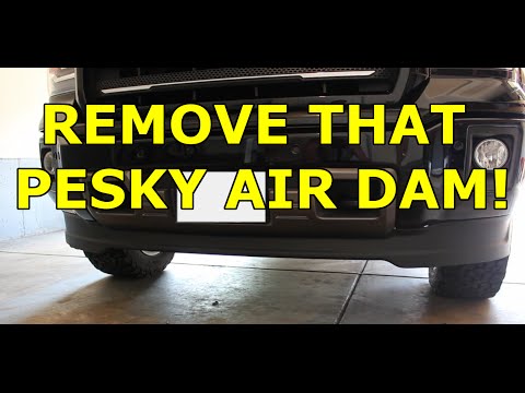 [HOW TO] Remove Air Dam on 2014-2018 GMC Sierra (EASY)