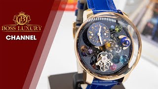 Review đồng hồ Jacob & Co Astronomia Solar Jewellery Planets Zodiac trị giá hơn 12 tỉ