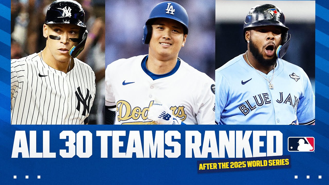 ALL 30 TEAMS RANKED after the 2025 World Series! (Who are the early favorites in 2026? 📈)