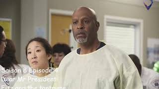 Grey&#39;s anatomy S8E04 - Dear Mr President - Fitz and the tantrums