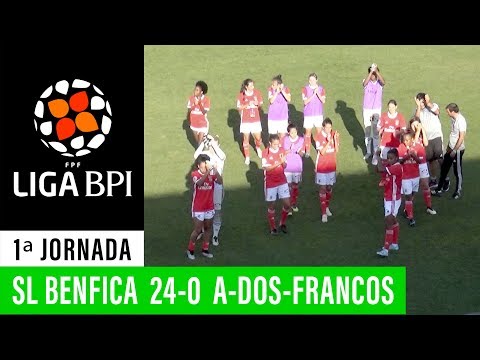Liga BPI: SL Benfica 24 - 0 GDC A-dos Francos