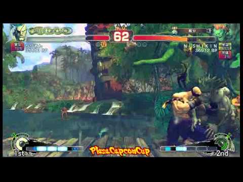 SSF4 AE: Rikuson (Sagat) vs NISHIKIN (Blanka) - Plaza Capcom Cup (Finals)