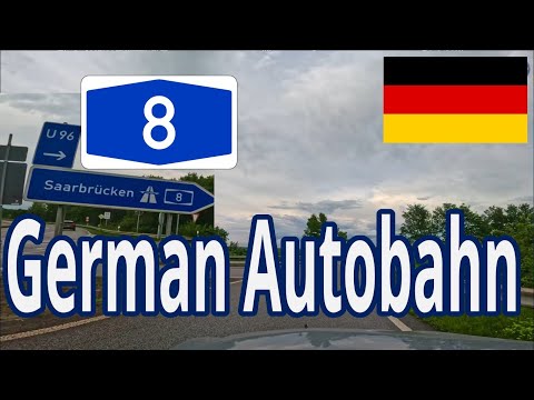 Germany 🇩🇪 driving German 🛣️ Autobahn 8 (A8)