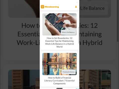 Microlearning - Study App